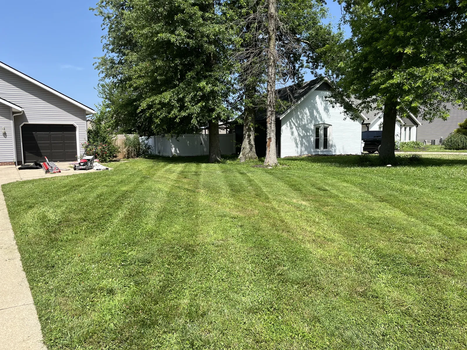 Lawn mowing service by Heyen Lawn Service in West Terre Haute